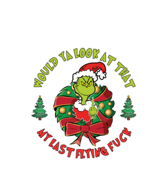Would ya look at that - Grinch model alb pe tricou
