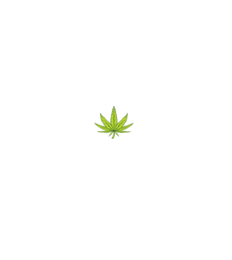 Frunză de marijuana model negru pe tricou