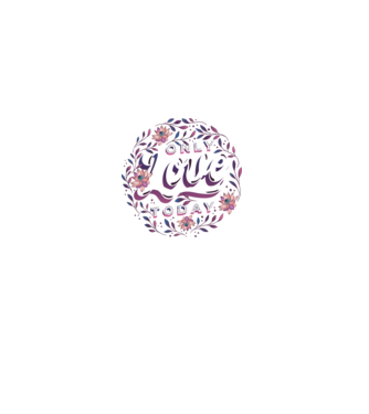 'Only Love Today tricou pentru Valentine''s Day' model alb pe tricou