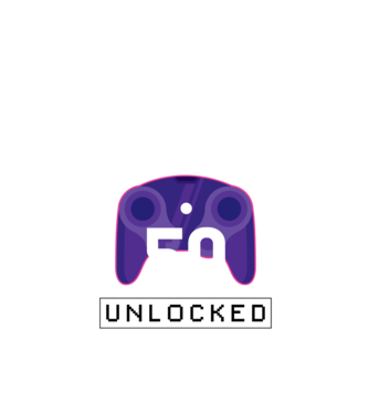 Level 50 Unlocked Gamer Birthday model negru pe tricou