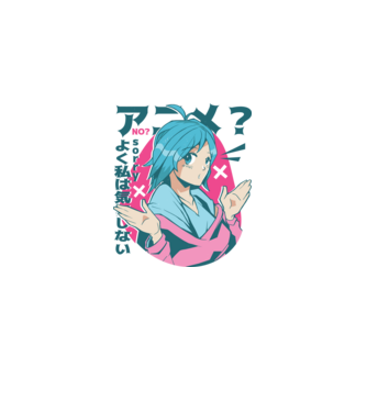Tricou Anime model roz deschis pe tricou