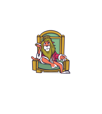 Lion King model gri pe tricou