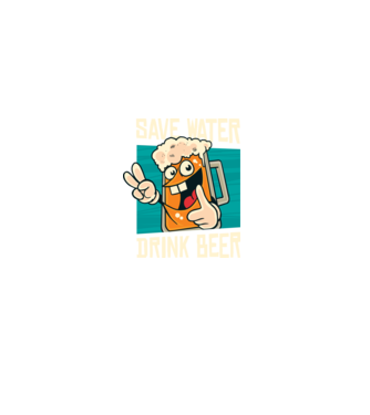 Save water, drink beer tricou amuzant bere model negru pe tricou