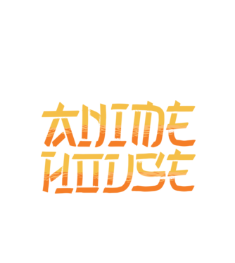 Anime House model negru pe tricou