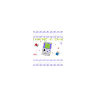 I paused my game to be here - Gamer pulovăr urât model negru pe tricou