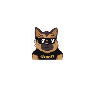 Ciobănesc german Security tricou amuzant cu Câine model gri pe tricou