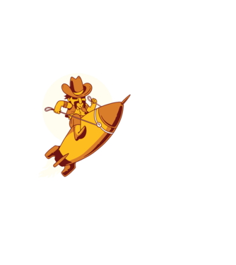 Ride it to the moon Bitcoin model alb pe tricou