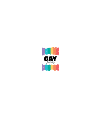 Gay friendly model negru pe tricou