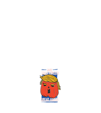 Make Halloween Great Again Trump model negru pe tricou