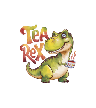Tea Rex model nisipiu pe tricou