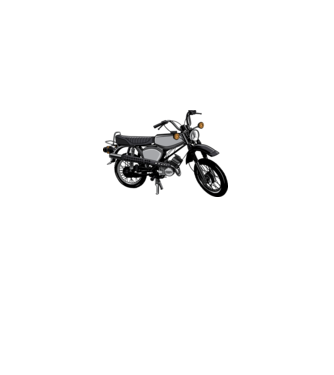 Motocicletă model alb pe tricou