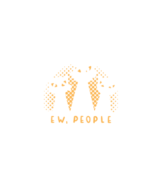 ew, people model alb pe tricou