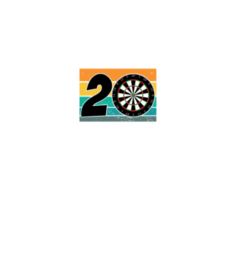 'I''m not 20 I''m double 10 darts birthday' model negru pe tricou