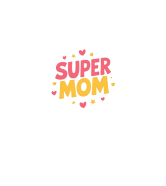 Super Mom Negru model negru pe tricou
