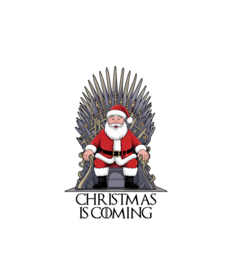 Christmas is Coming Alb model alb pe tricou