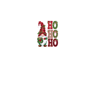 HOHOHO Gnome model negru pe tricou