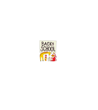 Back To School Animale model gri pe tricou