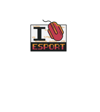 I love Esport model gri pe tricou
