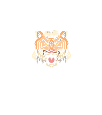 Tiger King Tigru model albastru jeanși pe tricou