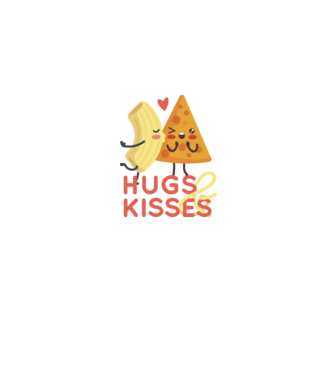 'Hawaii pizza dragoste tricou drăguț Valentine''s Day' model albastru jeanși pe tricou