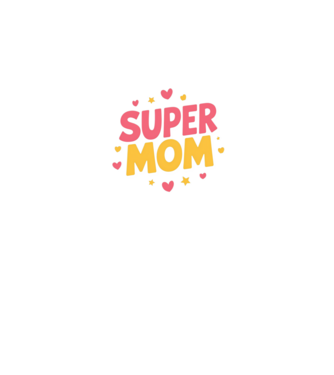 Super Mom Negru model negru pe tricou