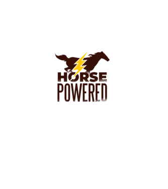 Horse Powered Cal-putere tricou călăreț model nisipiu pe tricou