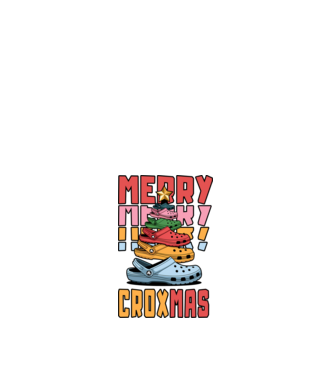 Merry Croxmas  model alb pe tricou