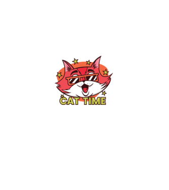 Cat Time Momentul pisicii model gri pe tricou