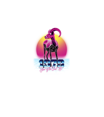 1979 Year of the Goat model negru pe tricou