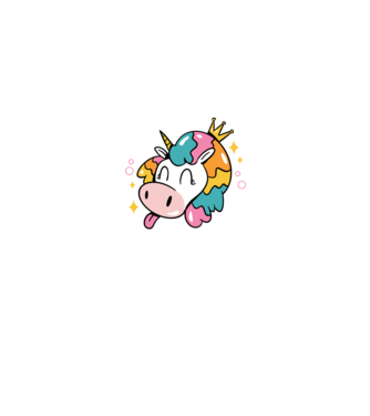 Birthday Princess Unicorn model negru pe tricou