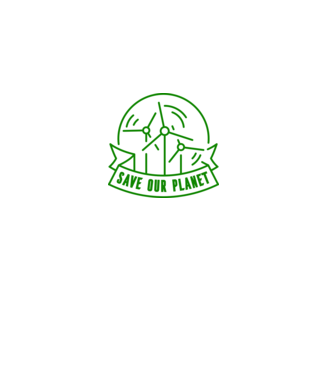 Save Our Planet - Ziua Pământului model nisipiu pe tricou