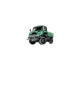 Camion model alb pe tricou