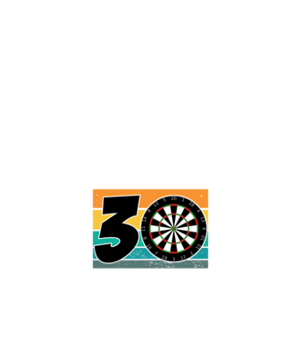 'I''m not 30 I''m double 15 darts birthday' model negru pe tricou