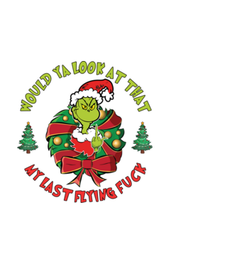 Would ya look at that - Grinch model negru pe tricou