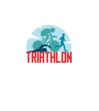 Triatlon Sport model turcoaz pe tricou