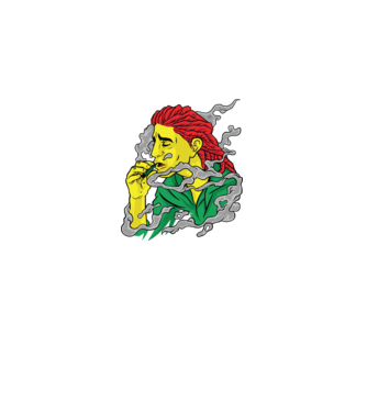 Dreadlock model negru pe tricou