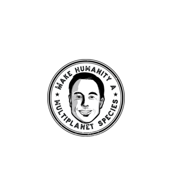 Make humanity a Multiplanet species Elon Musk model gri pe tricou
