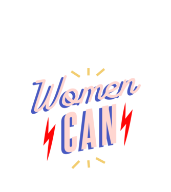Women Can de Ziua Femeii model negru pe tricou