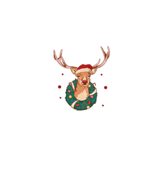 Oh deer, Christmas is here model  pe tricou