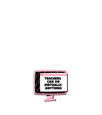 Home Office Pentru profesori model negru pe tricou