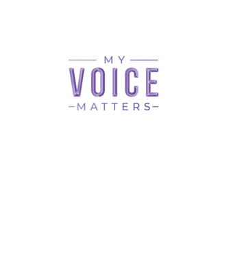 My Voice Matters de Ziua Femeii model alb/roșu pe tricou