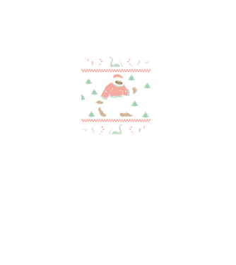 Ugly Sweater Yeti model turcoaz pe tricou