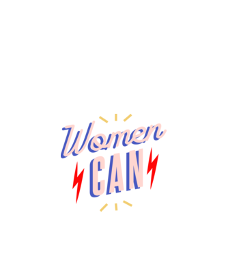 Women Can de Ziua Femeii model negru pe tricou