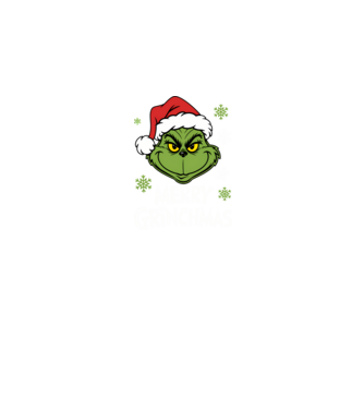 Merry Grinchmas Negru model negru pe tricou