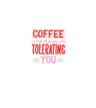 Cafeaua este motivul pentru care încă te mai suport model albastru jeanși pe tricou
