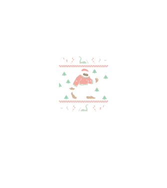 Ugly Sweater Yeti model negru pe tricou