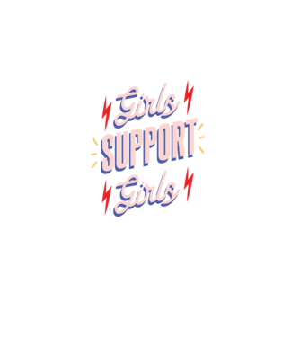 Girls Support Girls Ziua Femeii model albastru închis pe tricou