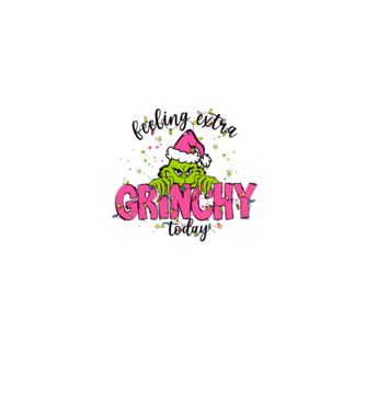 Feeling extra Grinchy today model gri pe tricou