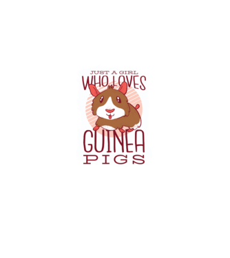 Doar o fată care iubește porcușorii de Guineea model roz deschis pe tricou