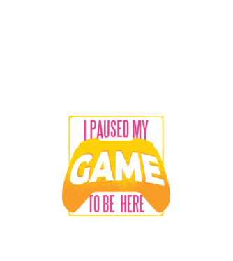 I paused my game to be here tricou amuzant Gamer model negru pe tricou